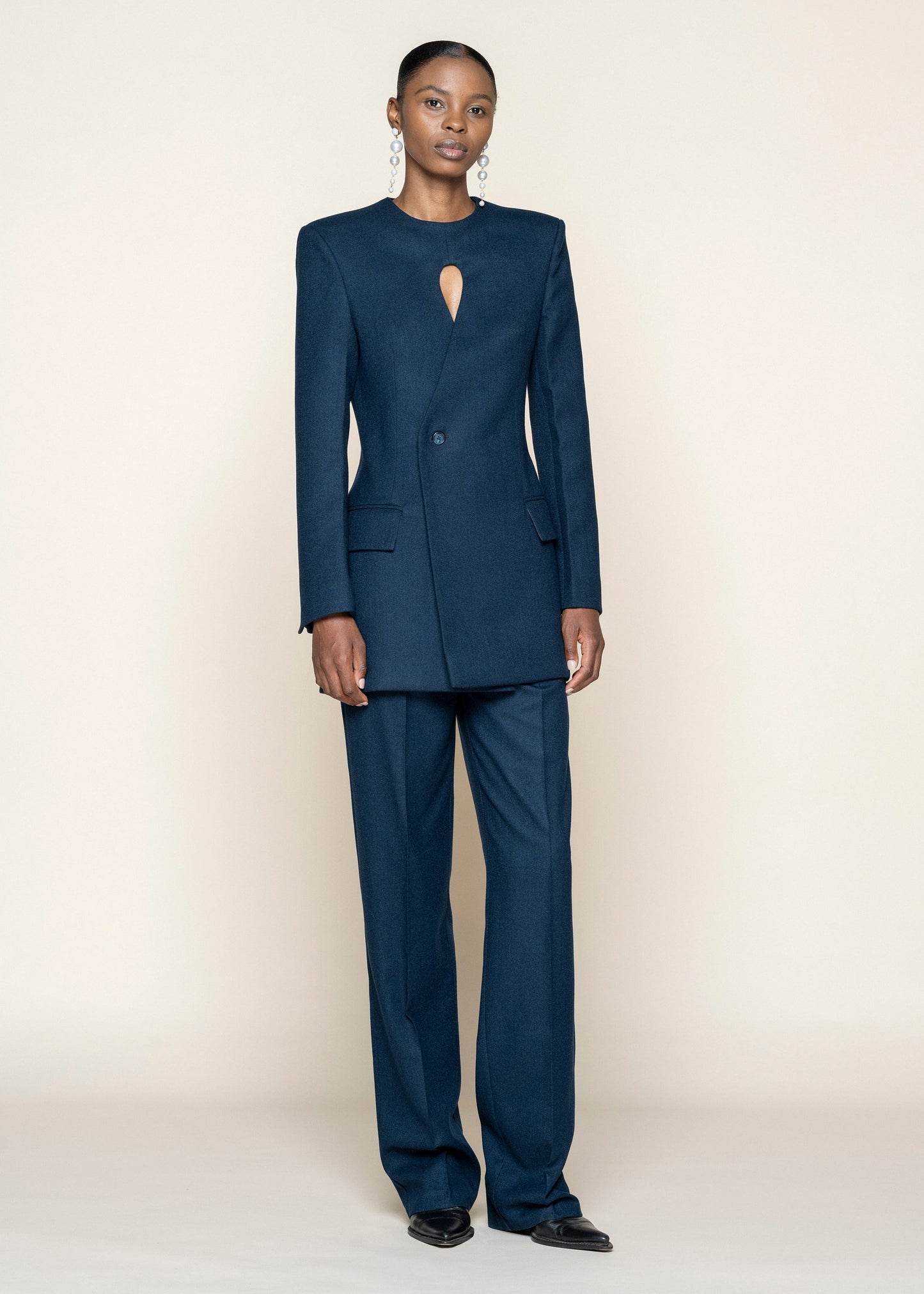 Blue Keyhole Jacket