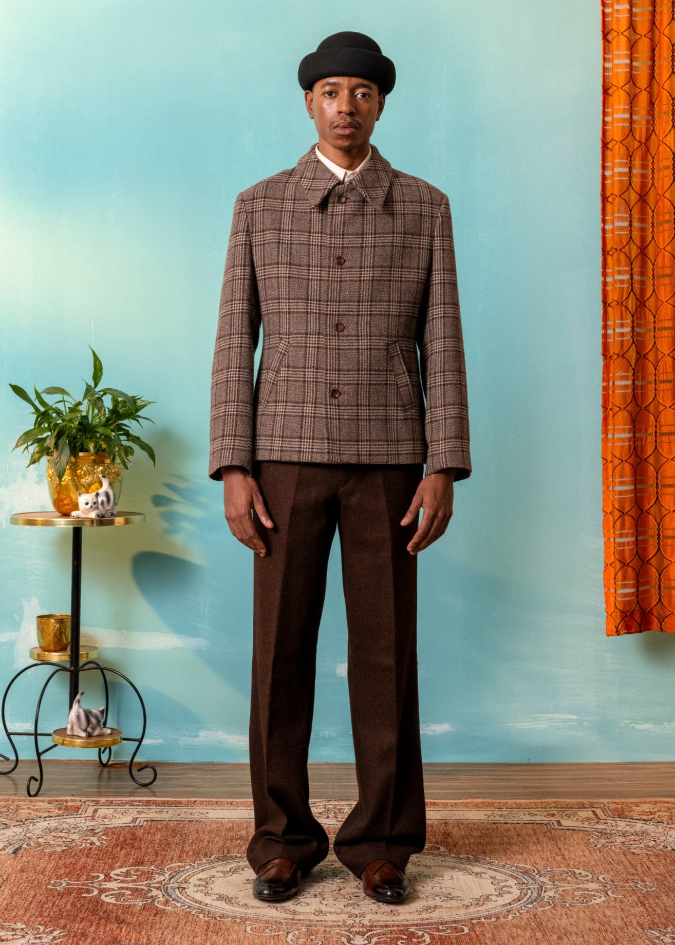 Plaid-Check Jacket