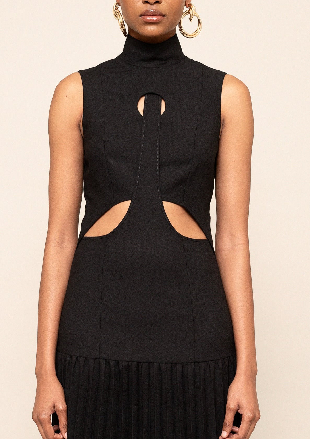 Pleated Maxi Dress