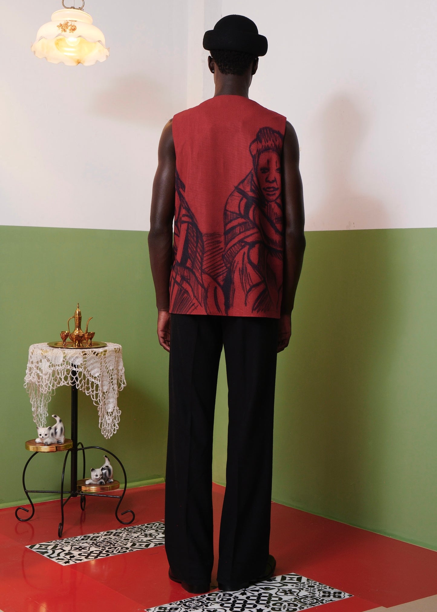 Obhuti Abatsha Sleeveless Top