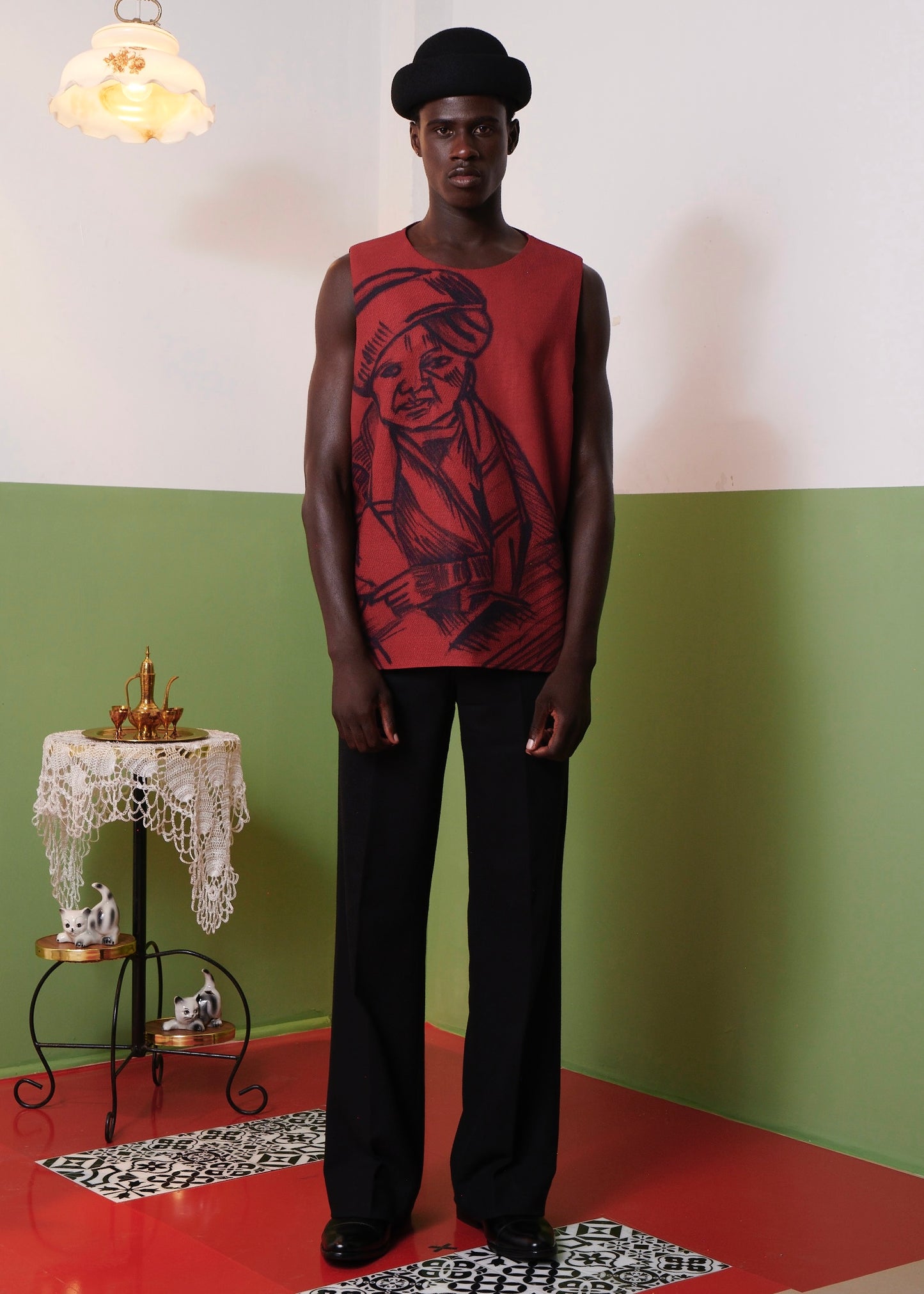 Obhuti Abatsha Sleeveless Top