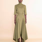 Pomelo Olive Cascading Skirt