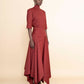 Ruby Red Cascading Skirt
