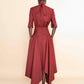 Ruby Red Cascading Skirt
