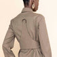 Tan Brown Tie Shirt